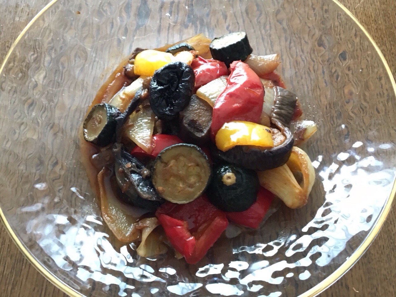 彩り野菜のプルーン煮